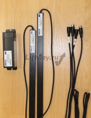 Комплект фотобарьера антенн WECO тип 03.G5.L174 приемник/передатчик, контроллер на 230VAC