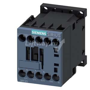 КОНТАКТОР, AC-3, 3 KW/400 V, 1НЗ, AC 110 V, 50 ГЦ, 3-ПОЛЮСА, ТИПОРАЗМЕР S00, ВИНТОВЫЕ ЗАЖИМЫ