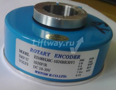 Энкодер EI100H30C-1024BR30Y1 10-30VDC на вал 30мм PPR1024