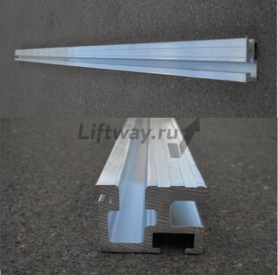 Порог алюминиевый с одной канавкой 45mm L=2080 (для K2Z TB 1000)