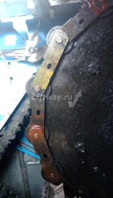 Комплект цепи (ZL-133) ролик 70x25 С ПОДШИПНИКАМИ для 2-х паллет травол. 2левых +2правых звена