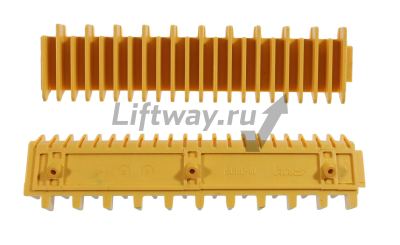 Демаркационная линия SLBK-01 (желтая, пластик, центральная) ступени эскалатора