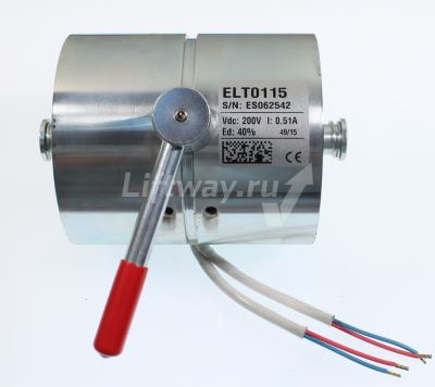 Электромагнит тормоза ELT0115 (ELEFORСE ELF 107) на лебедку Sicor MR12 - MR14, 200VDC