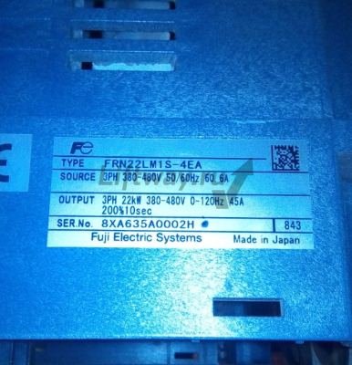 Частотный преобразователь FUJI FRN22LM1S-4EA 22 кВт / 45A, векторное управление,  IP20, без пульта