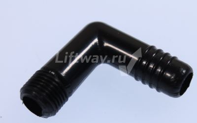 Штуцер 90° 1/8 G для слива масла