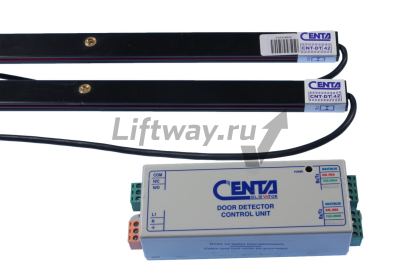 Комплект фотобарьера антенн CENTA DT42 C-PROFILE, L2000 мм с контроллером на 220VAC, 42 глазка