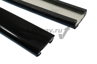 Поручень резиновый тип C779 (Kone ECO3000) черный 80мм, слайдер SF (Производство SKG)
