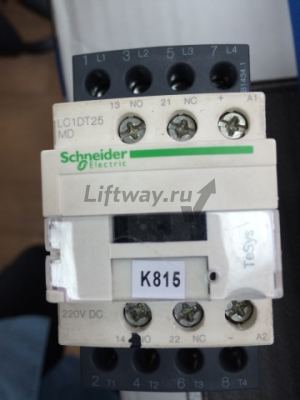 КОНТАКТОР 4P (4НО), АС1, 25А, НО+НЗ, 220V DC