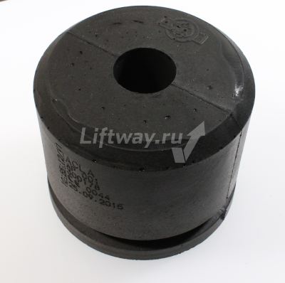 Буфер D125х100мм тип A AUTAN 5 с платформой (желтая марк.)