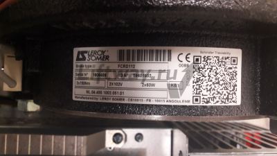 Тормоз электромагнитный FCRD112  2x150Nm 2x102V 2x60W лебедка FMB130