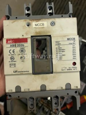 Автоматический выключатель 3P  ABS 203B   125A