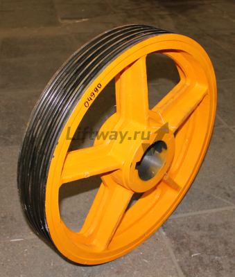 КВШ лифт Sigma D=600 мм, 5 канатов, диаметр каната 12 мм (600x5x12) лебедка TKL
