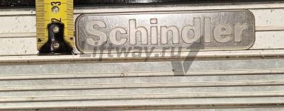 Логотип SCHINDLER L=111мм  в порог лифта