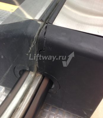 ДУБЛЬ M14371 - Фронтпанель устья внешняя+внутренняя ПРАВАЯ (комплект) BLT