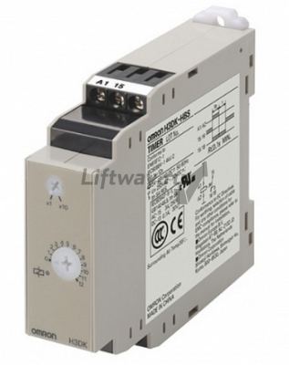 Реле времени Omron H3DK-HCS 100-120VAC утановка 0,1-12 сек