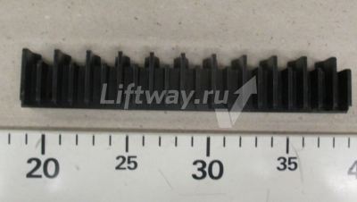 Демаркационная линия ступени задняя черная левая LH